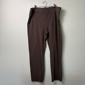 Duluth Trading NOGA Naturale Pants Womens XXL X 33 Brown Pull On Stretch 20936